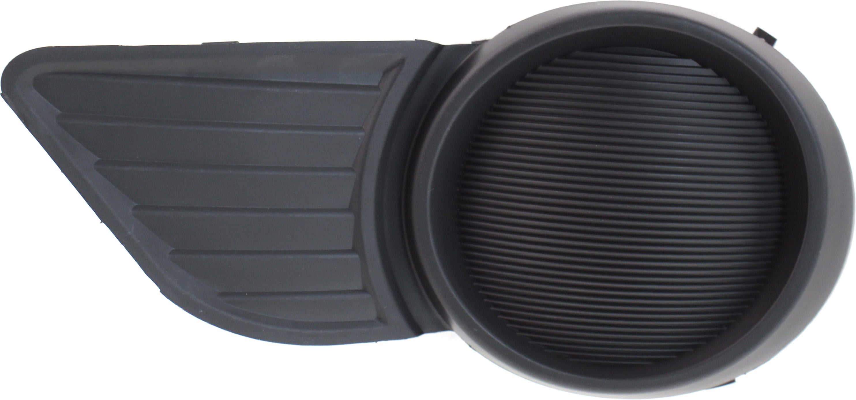 Fog Light Cover Compatible with 2011-2017 Toyota Sienna Left Driver Black