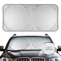 Foldable Car Windshield Sun Shade, Auto Sun Visor for UV Rays and Sun Heat Protection, Car Interior Accessories for Most Sedans SUV Truck, M Size - 59"L x 30"W