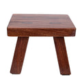 Frcolor Stool Step Wooden Kids Foot Kitchen Bathroom Stools Wood Rest Small Garden Footstool Stepping Toilet Rustic Potty