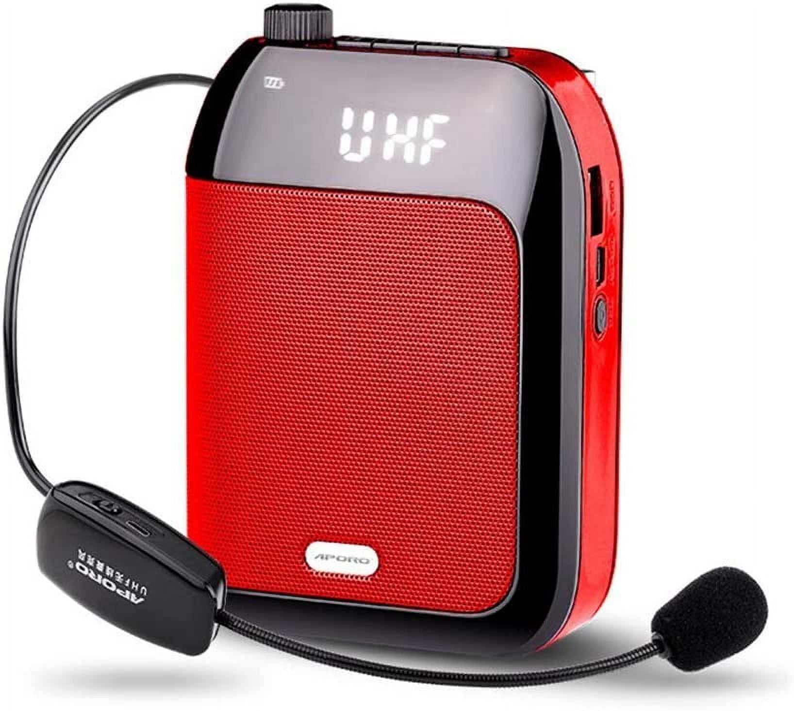 Fridja Voice Amplifier, UHF Wireless Bluetooth Portable Voice Amplifier