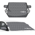 FrostGuard Deluxe Full-Coverage Car Windshield Cover for Ice/Snow, Sweater, 41" x 59"
