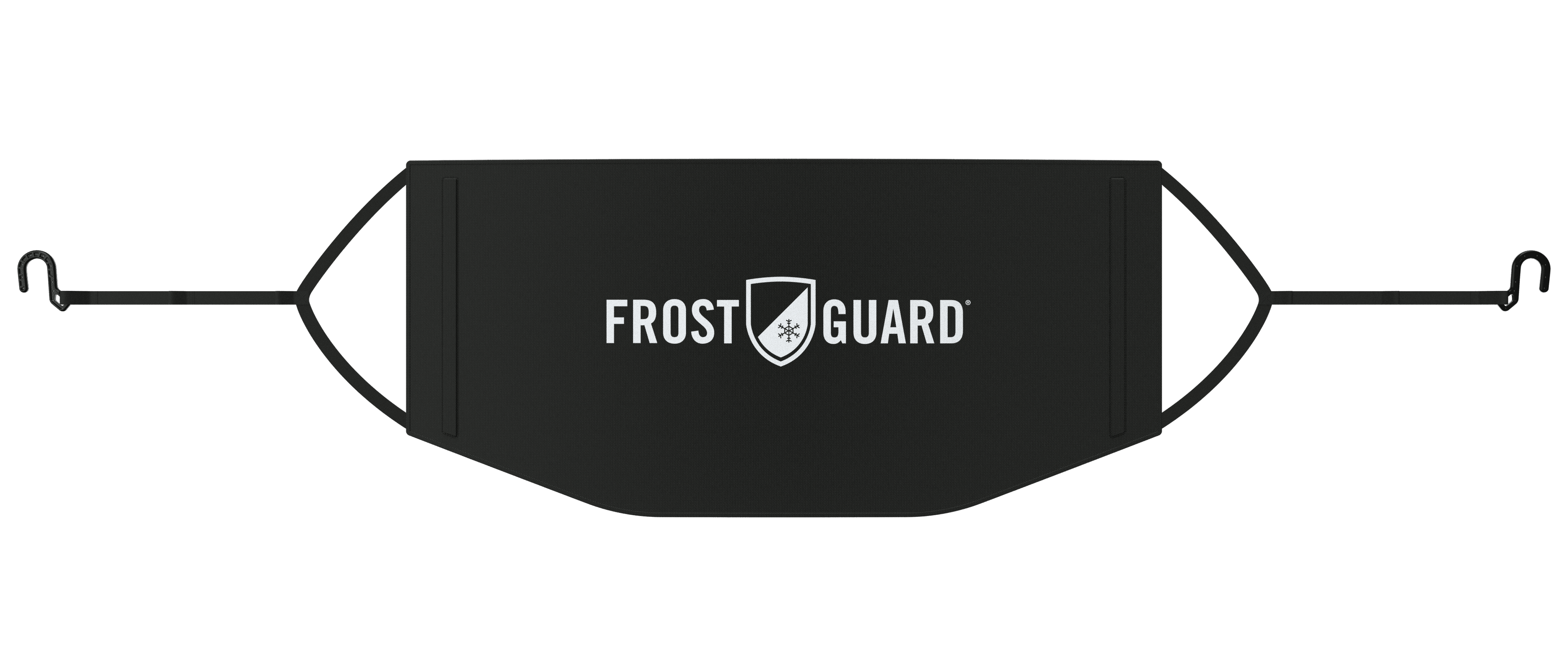 FrostGuard Pro Automotive Rear Window Cover - SUV and Hatchback Size in Black