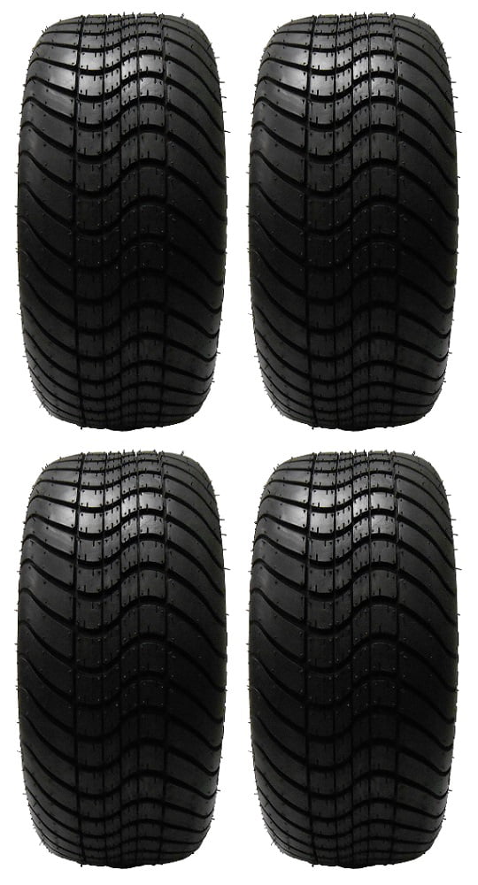Full set of GTW Mamba Street 225x30-14 (4ply) Golf Cart Tires (4)