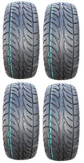 Full set of MotoSport EFX Street Fusion 205x30-12 (4ply) Golf Cart Tires (4)