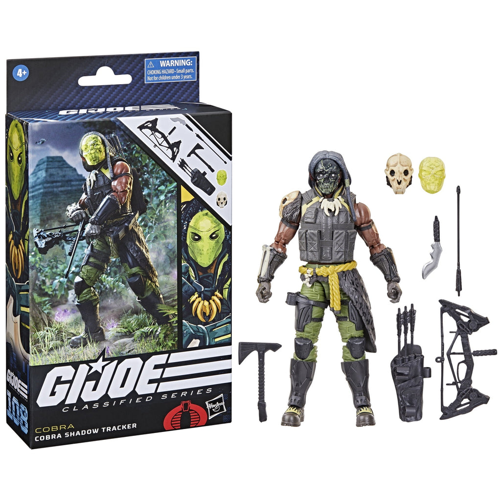 G.I. Joe Classified Series Cobra Shadow Tracker, Collectible G.I. Joe Action Figure (6"), 108
