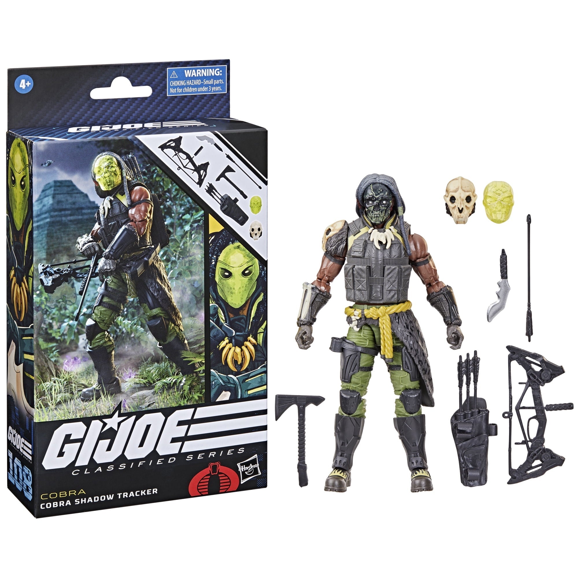 G.I. Joe Classified Series Cobra Shadow Tracker, Collectible G.I. Joe Action Figure (6"), 108