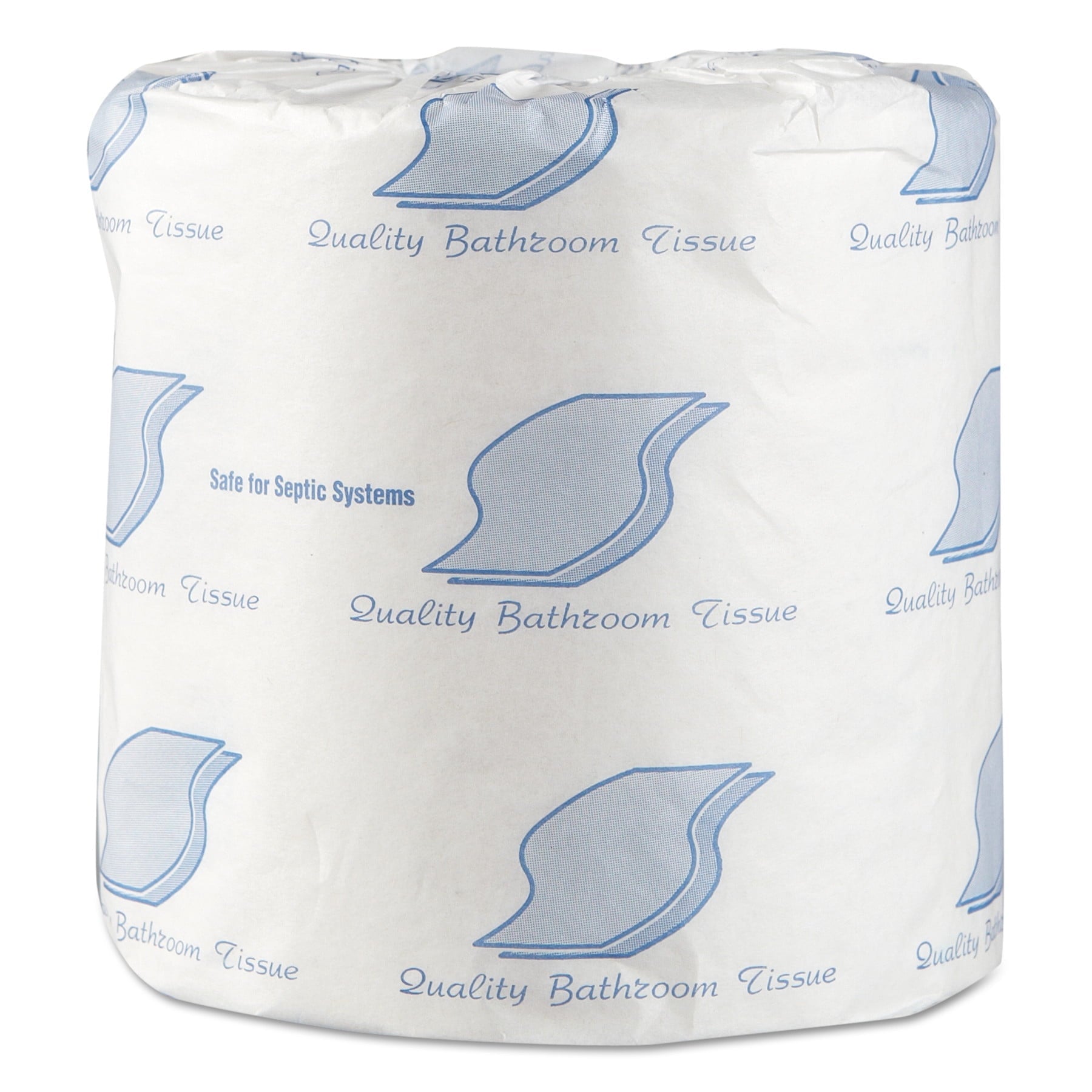 GEN Standard Toilet Paper, Septic Safe, 1-Ply, White, 1,000 Sheets/Roll, 96 Wrapped Rolls/Carton -GEN218