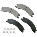 GO-PARTS Replacement for 2011-2018 Chevrolet Silverado 2500 HD Front Disc Brake Pad Set for Chevrolet Silverado 2500 HD