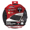 Genuine Dickies Canvas Trim Twist Auto Sunshades Universal Fit, Black, 806027WDI