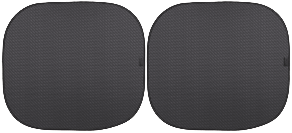Genuine Dickies Universal Auto Twist Sunshades, Smoke Charcoal, Pack of 2, 3002990