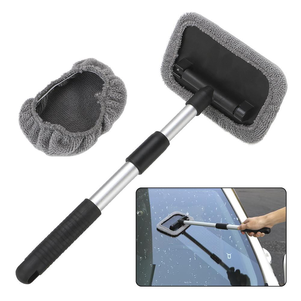 Goodhd Car Windshield Cleaner Auto Micro Fiber Cleaning Tool Glass Wiper Wash Brush Kit