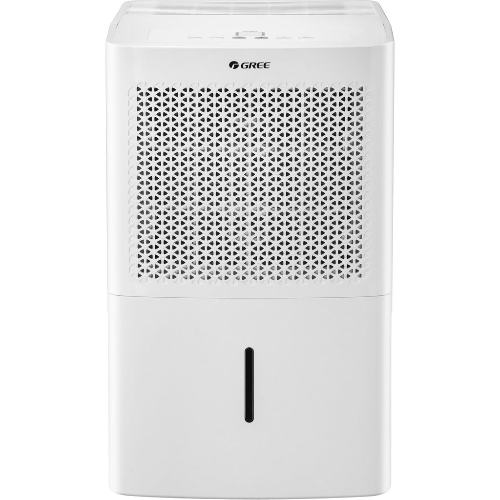 Gree Energy Star 50-Pint Portable Dehumidifier | Removes Moisture in Garages, Basements, Living Rooms, Large Areas up to 4,500 Sq.Ft. | LED Display | Removable Tank | GD50BW