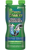 Green Gobbler Drain Clog Remover & Cleaner for Toilets, Sinks, Showers  Septic-Safe,  31 oz