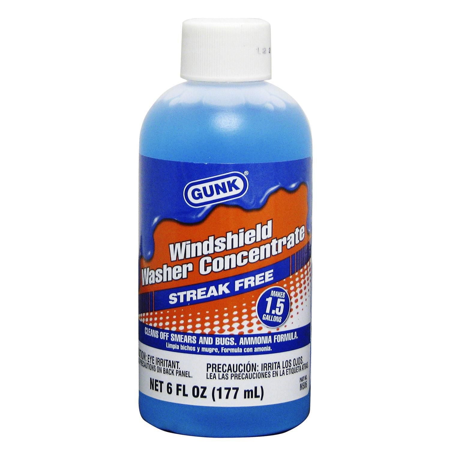 Gunk Windshield Washer,6 oz.,Plastic Bottle  M506
