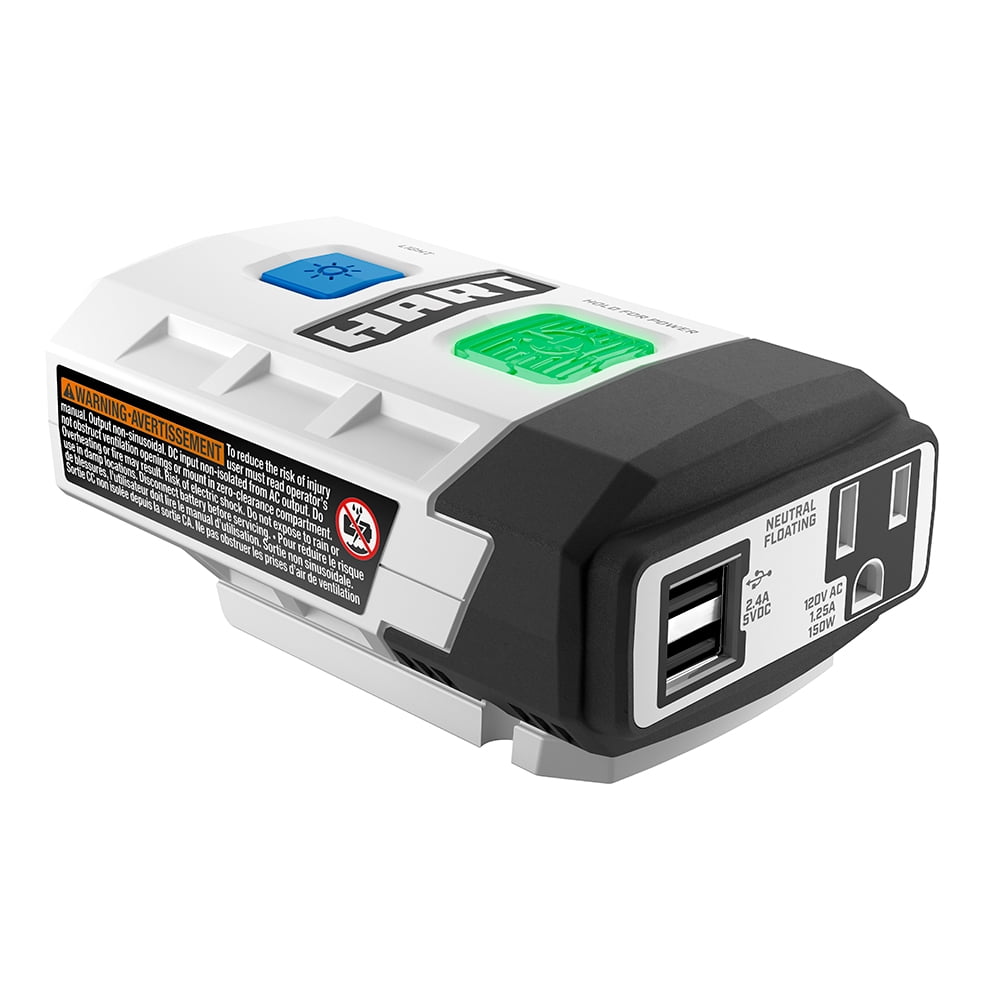 HART 20-Volt Power Source/Inverter (Battery Not Included)