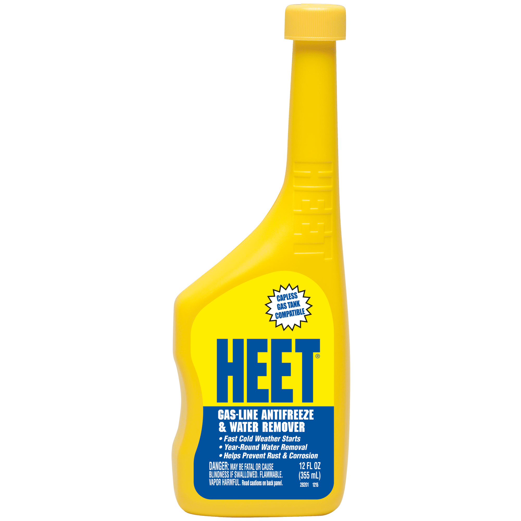 HEET Gas-Line Antifreeze and Water Remover, 12 fl. oz. (28201)