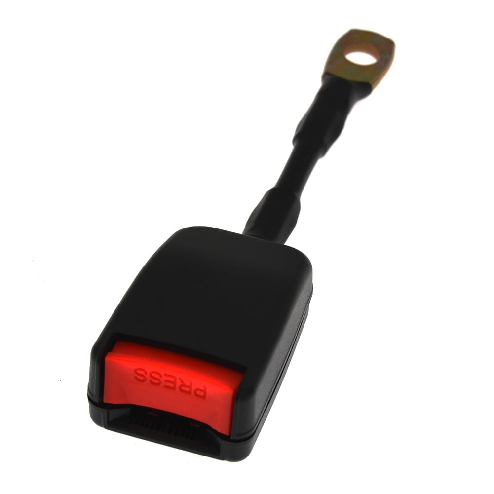 HI-US Universal Car Seat Belt Buckle Holder Seat Belt Buckle Socket Plug Connector (Black)