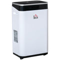 HOMCOM 2520 Sq. Ft Portable Electric Dehumidifier For Home, Bedroom or Basements with 14 Pint Tank, 2 Speeds and 3 Modes, 42 pt/Day, White