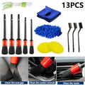 HOTBEST 13pcs Detailing Brush Set, Brush Car Detailing Kit, Car Brush Detailing Brush Set Dirt Dust Clean Brushes For Car Interior Exterior Leather Air ents Cleaning