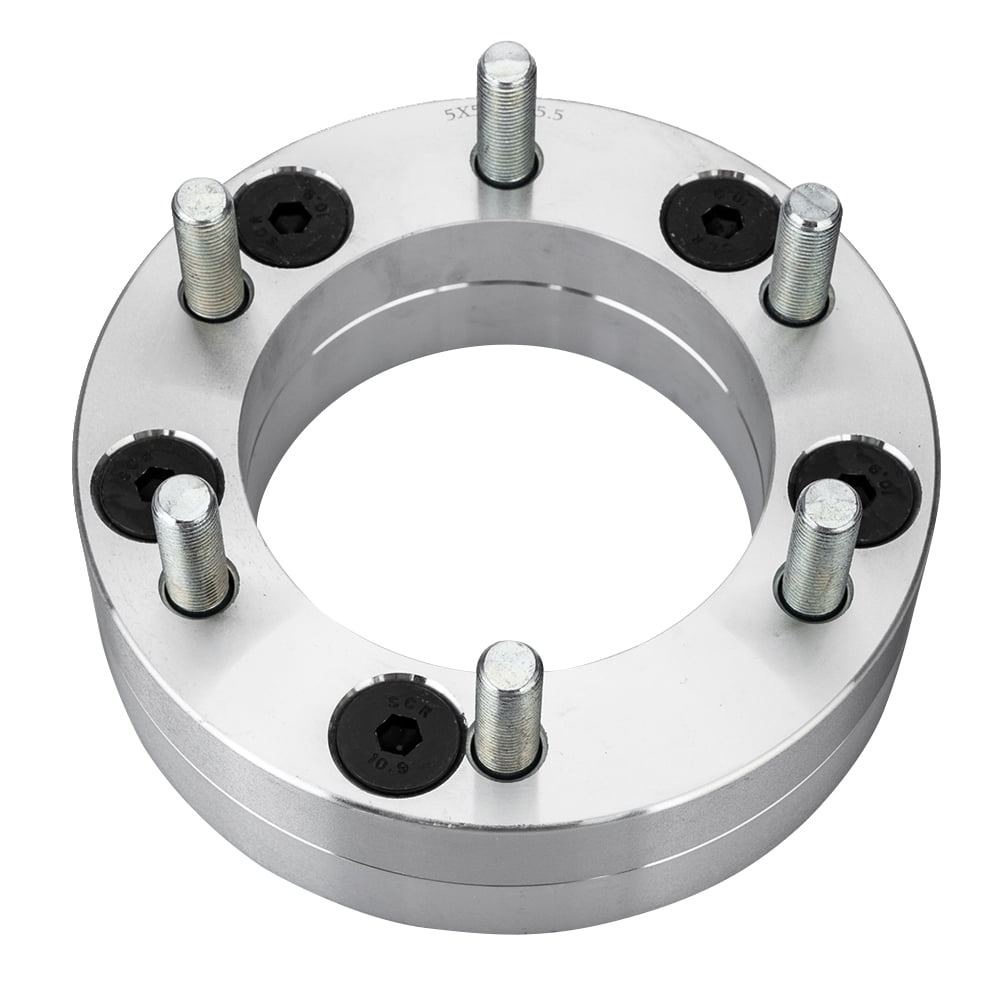 Happydeer 2X Wheel Adapters 5 Lug 5.5 To 6 Lug 5.5 Spacers 5x5.5 To 6x5.5 2" For Jeep Ford