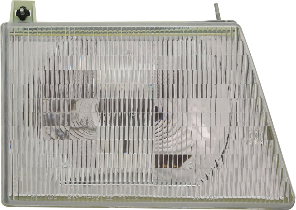 Headlight Compatible With 1999-2002 Ford E-450 Econoline Super Duty 1999-2007 E-350 Right Passenger Halogen With bulb(s)