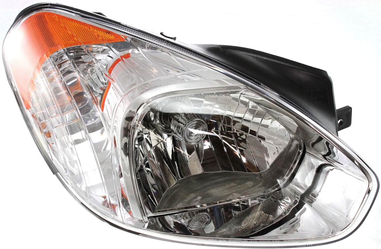 Headlight Compatible With 2006 Hyundai Accent Right Passenger Halogen With bulb(s)