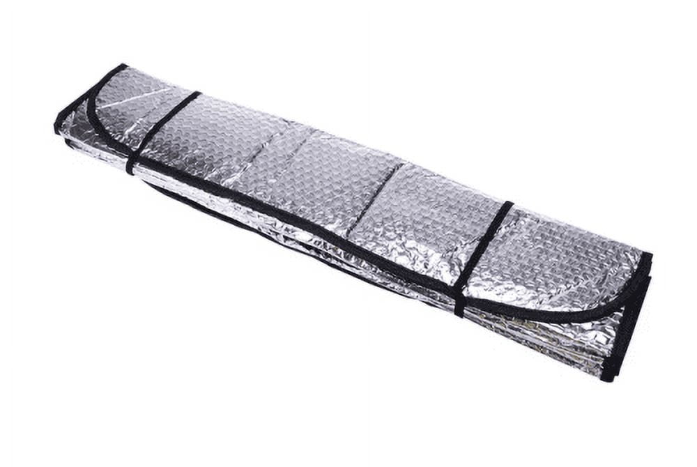 Heat Reflective Visor Car Auto Foldable Windshield Visor Sun Shade Heat Reflective Sun Shield (Silver)