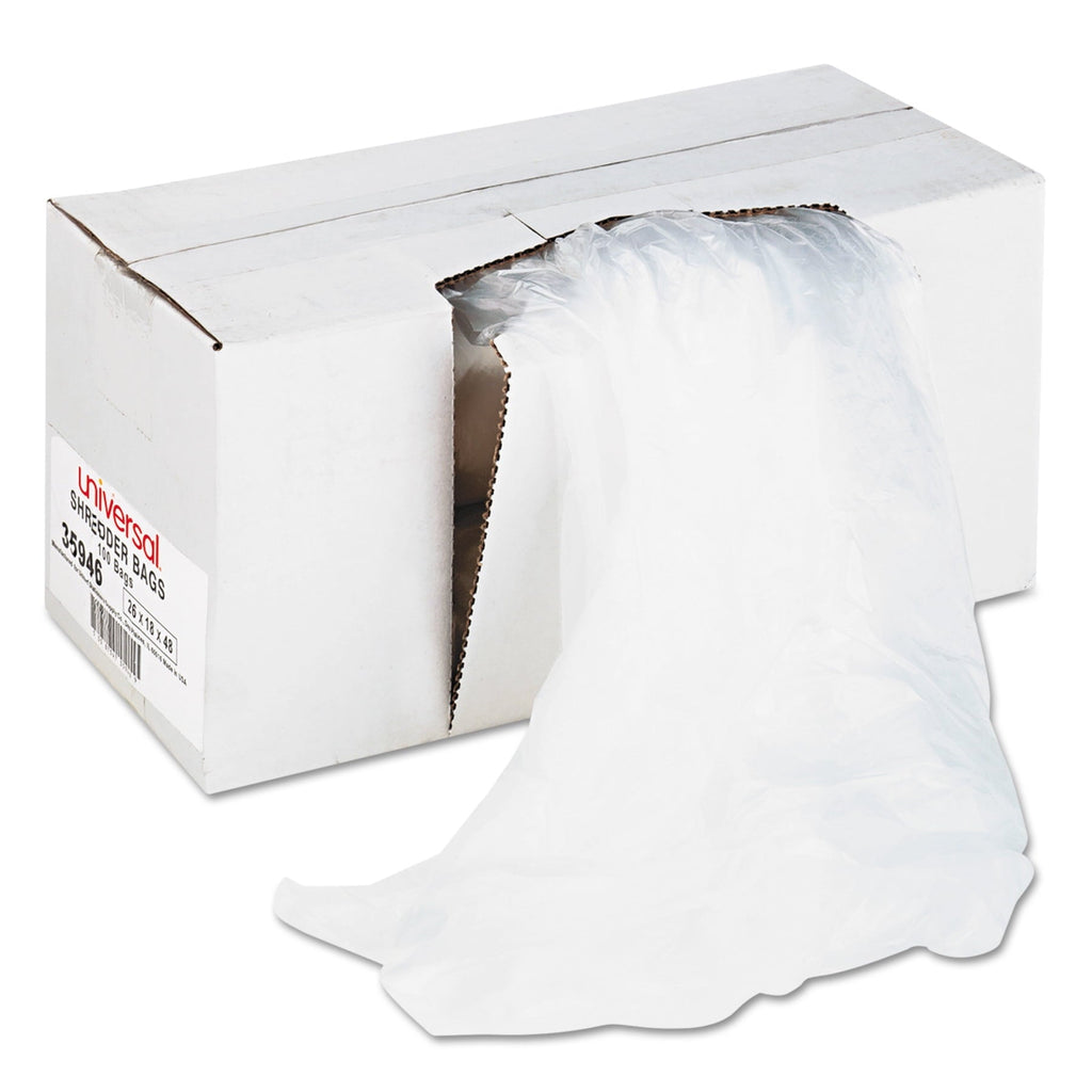 High-Density Shredder Bags, 40-45 Gal Capacity, 100/box | Bundle of 5