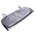 Homemaxs Car Auto Foldable Windshield Visor Sun Shade Heat Reflective Sun Shield (Silver)