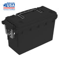 Hyper Tough Black Locking and Stacking Utility Box, Organization box