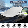IC ICLOVER Magnetic Car Windshield Snow Cover Thicken Sun Shade Frost Guard Winter Windshield Snow Ice Cover Car Windshield Protector for Car Trucks Vans and SUVs Stop Scraping Cute