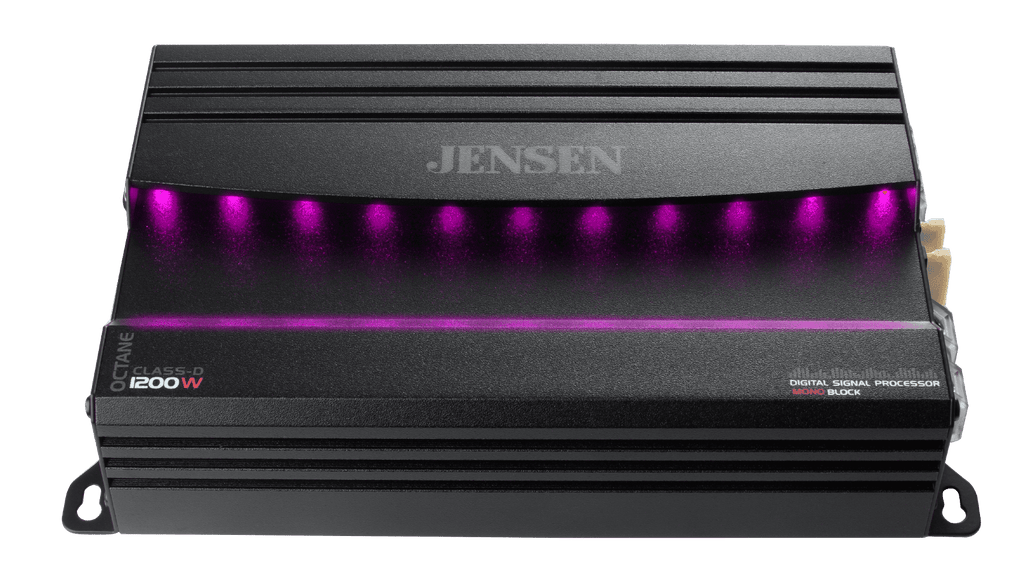 JENSEN XDA91RB Class-D Mono Amplifier with 240 Watts x 1 RMS,1200 Watts Peak Power