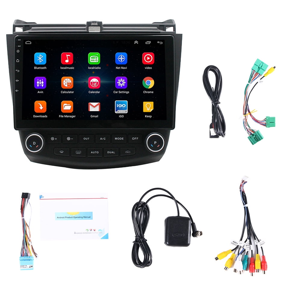 Jahy2Tech For Honda Accord 2003-2007 10.1" Android 9.1 Stereo Car Radio GPS MP5 Player USA