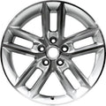 KAI 18 X 7 New Aluminum Alloy Wheel Replica, Machined And Silver, Fits 2008-2013 Chevrolet Impala
