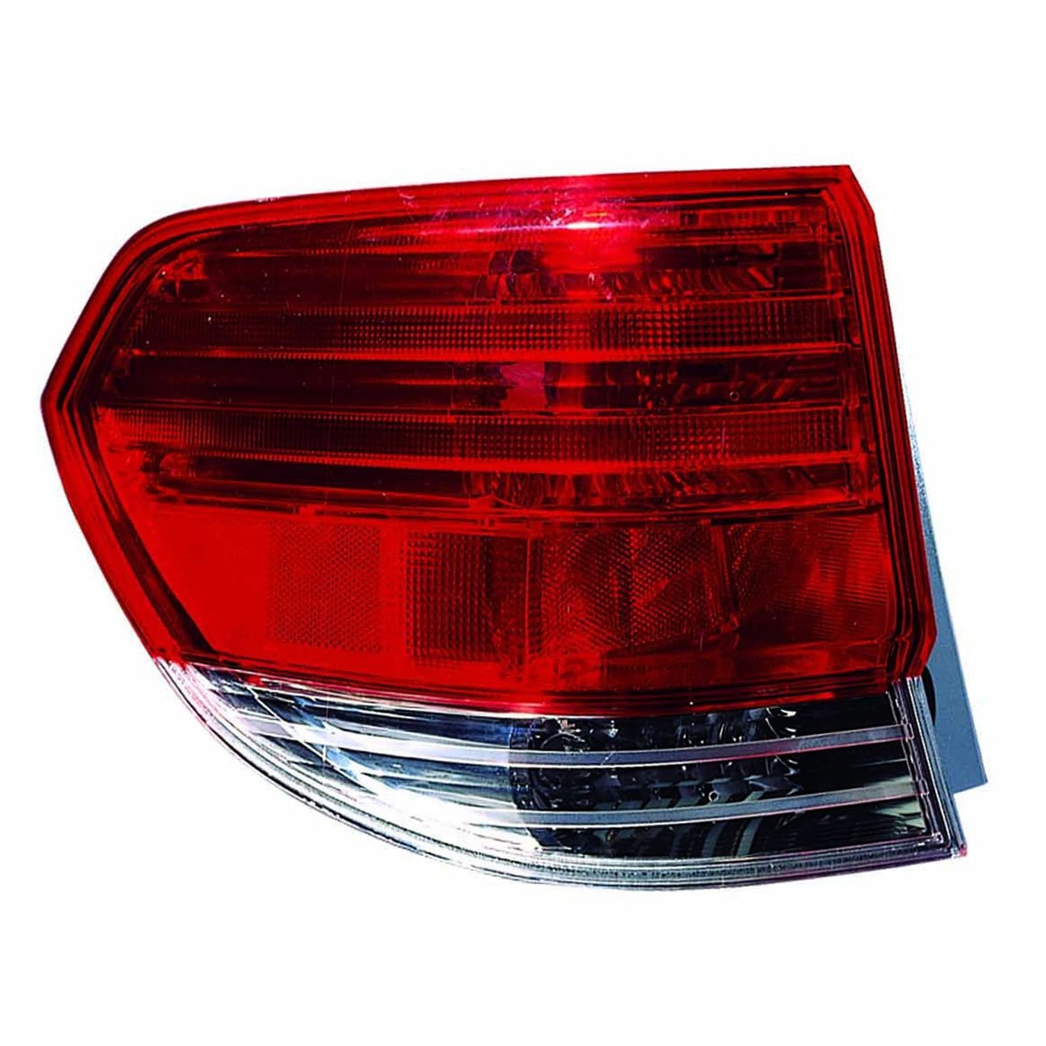 KAI New CAPA Certified Standard Replacement Driver Side Outer Tail Light Lens And Housing, Fits 2008-2010 Honda Odyssey