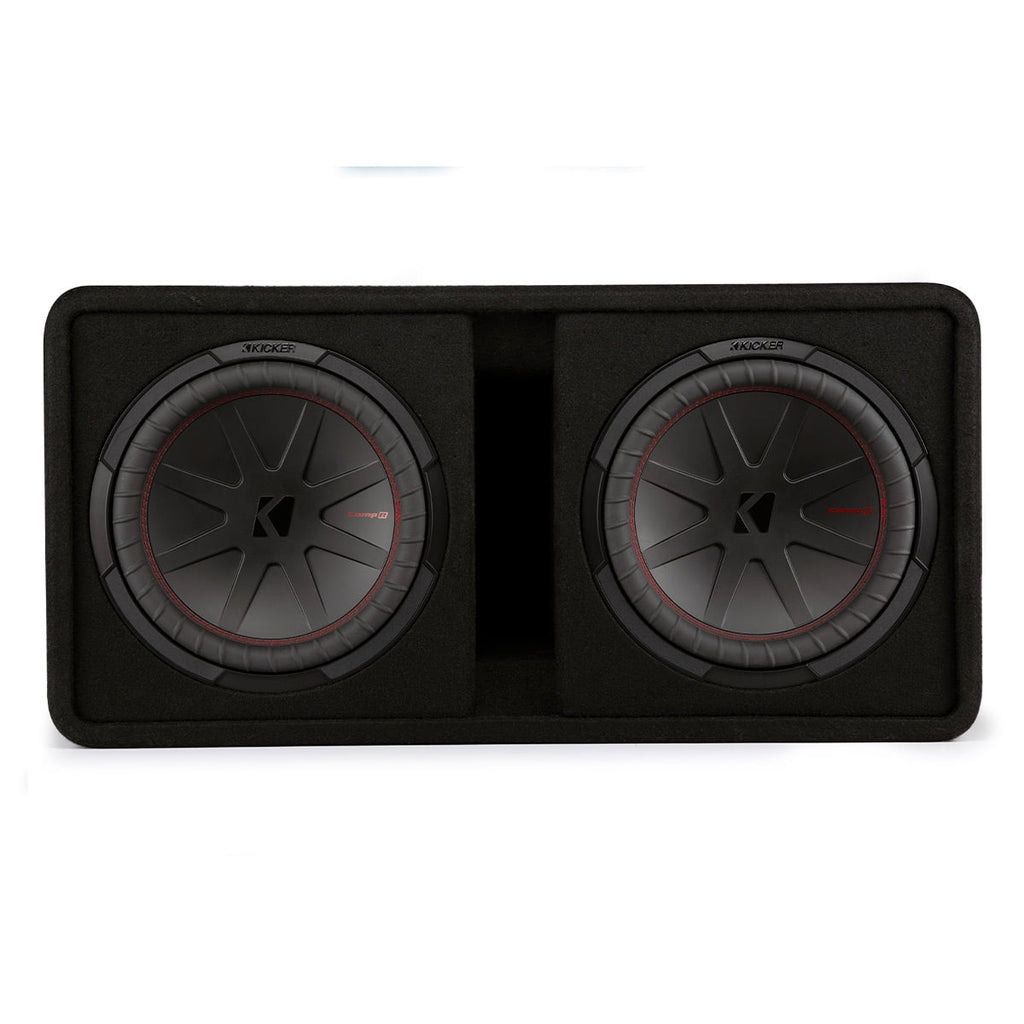 KICKER 48DCWR122 CompR 12" 2 Ohm 2000W Max Power Dual Car Audio Subwoofer