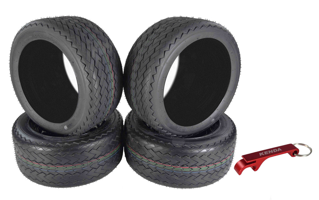 Kenda 235S2066 20x9-12 Hole-N-1 6 Ply Tubeless Golf Cart Turf Tires 4 Pack