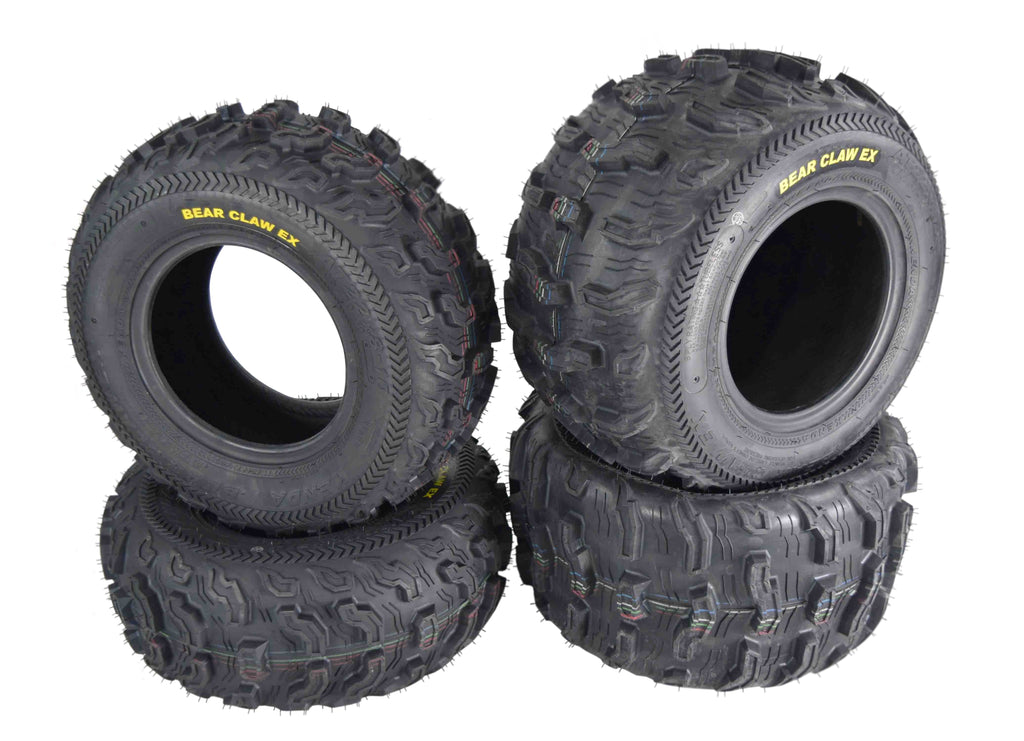 Kenda Bear Claw EX K573 22x8-10 F 22x11-10 R ATV 6 PLY Tires Bearclaw 22x8x10 22x11x10 (4 Pack)