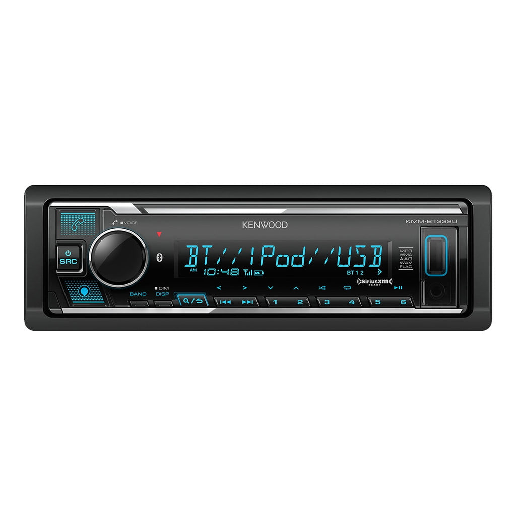 Kenwood KMM-BT332U Digital Media Receiver with Bluetooth &  Voice Control Built-In