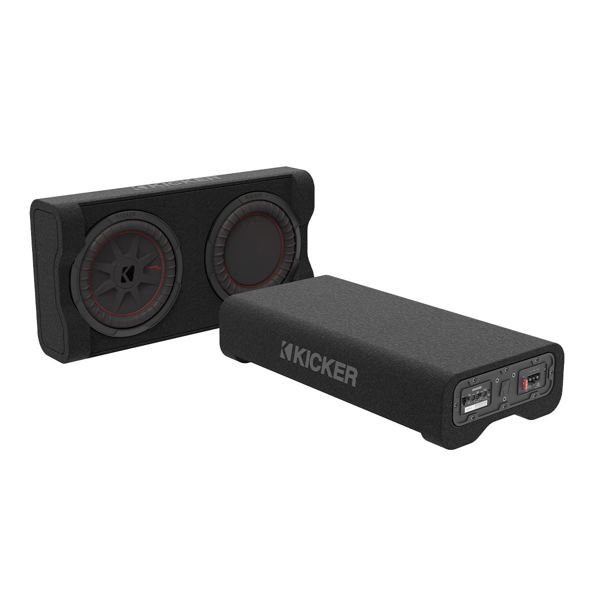 Kicker TRTP 12" 500W Powered Down-Firing Loaded Enclosure with Built-In Amplifier and Remote Bass Control