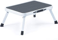 Kingrack Folding Step Stool for Adults, Non-Slip One Step Ladder, Collapsible Stool, Lightweight Foot Stool Up to 330 lbs