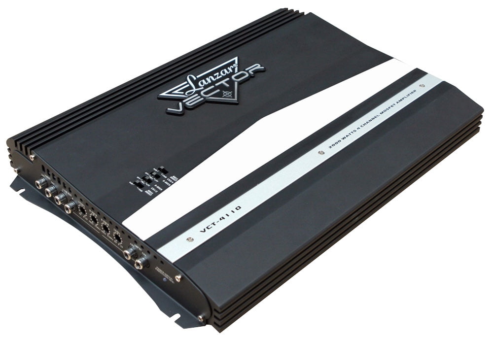 LANZAR VCT4110 2000W 4-Channel High Power MOSFET Car Audio Amplifier Amp