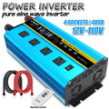 LVYUAN 3000 Watts Pure Sine Wave Power Inverter DC 12V to AC 110V 120V Converter 4USB 4AC LCD Remote Control