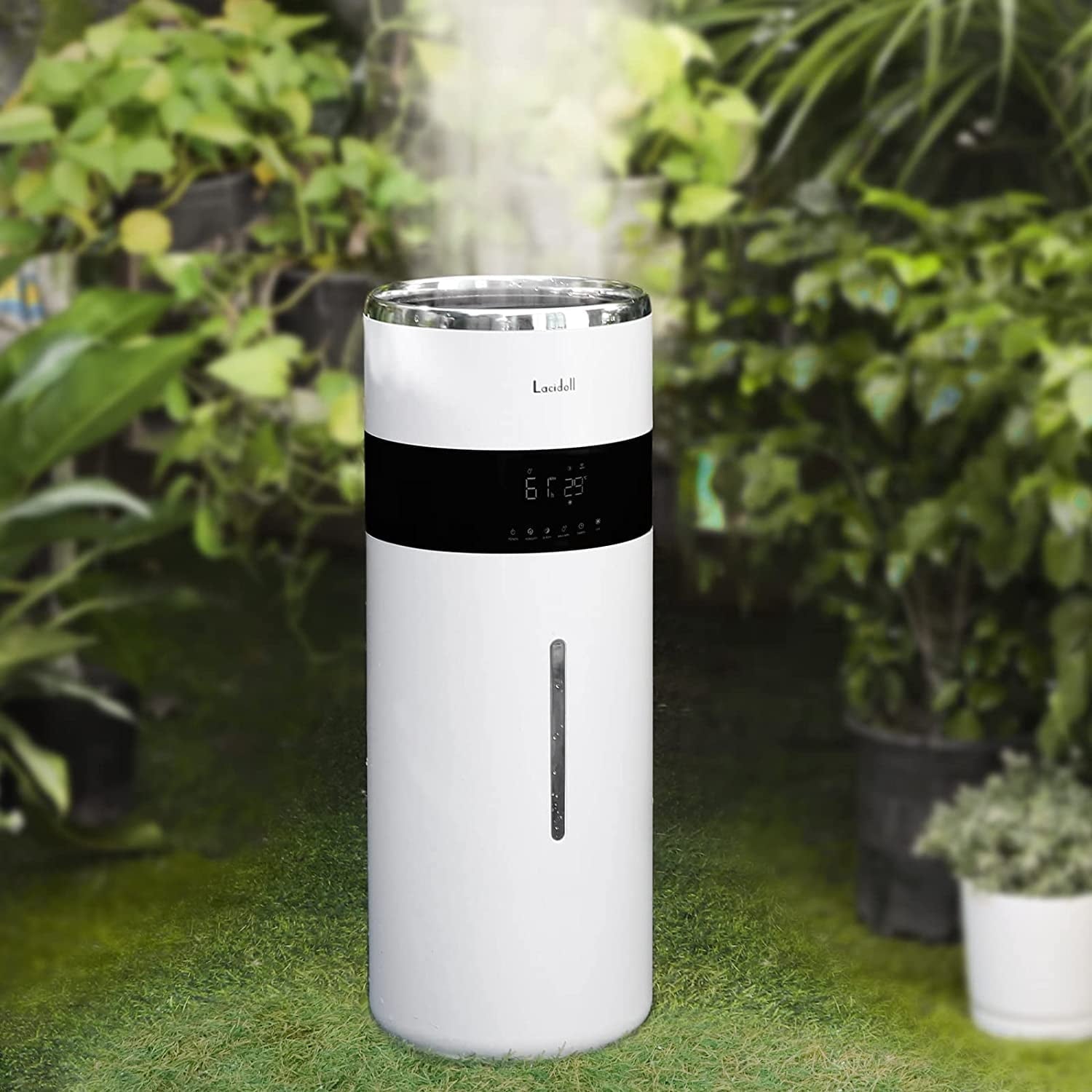 Lacidoll Humidifiers for Large Room - 4.8Gal/18L Wholehouse Humidifier 2000 Sq.ft -  Top Fill, Remote, Timer, 2000ml per Hour Mist Output