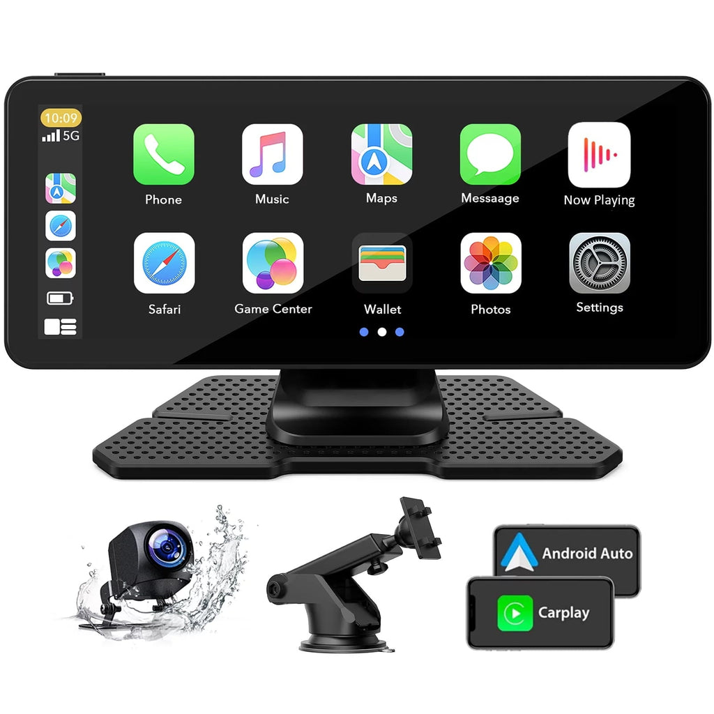Lamtto 6.86 inch Touch Screen Car Stereo for Vehicle Wireless Apple Carplay&Android Auoto with Backup Camera, Built-in Multimedia Player Audio, GPS