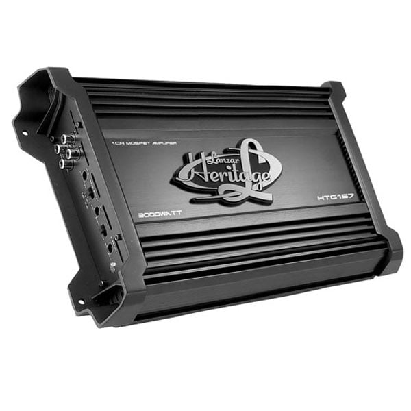 Lanzar HTG157 3000W Mono MOSFET Car Audio Power Amplifier Amp Stereo with 2 Ohm