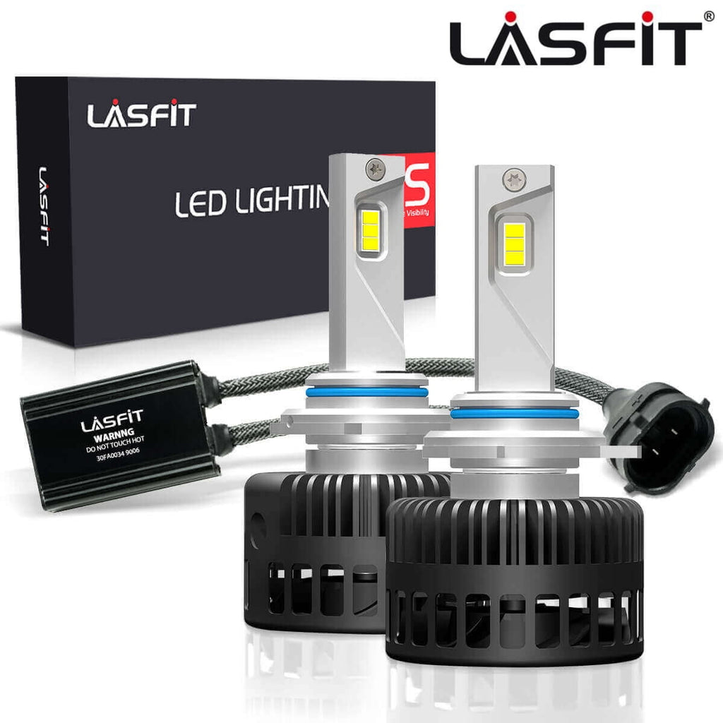 Lasfit 9006 HB4 LED Headlight Bulbs Low Beam/Fog Light, Super Bright 72W 8000LM 6000K