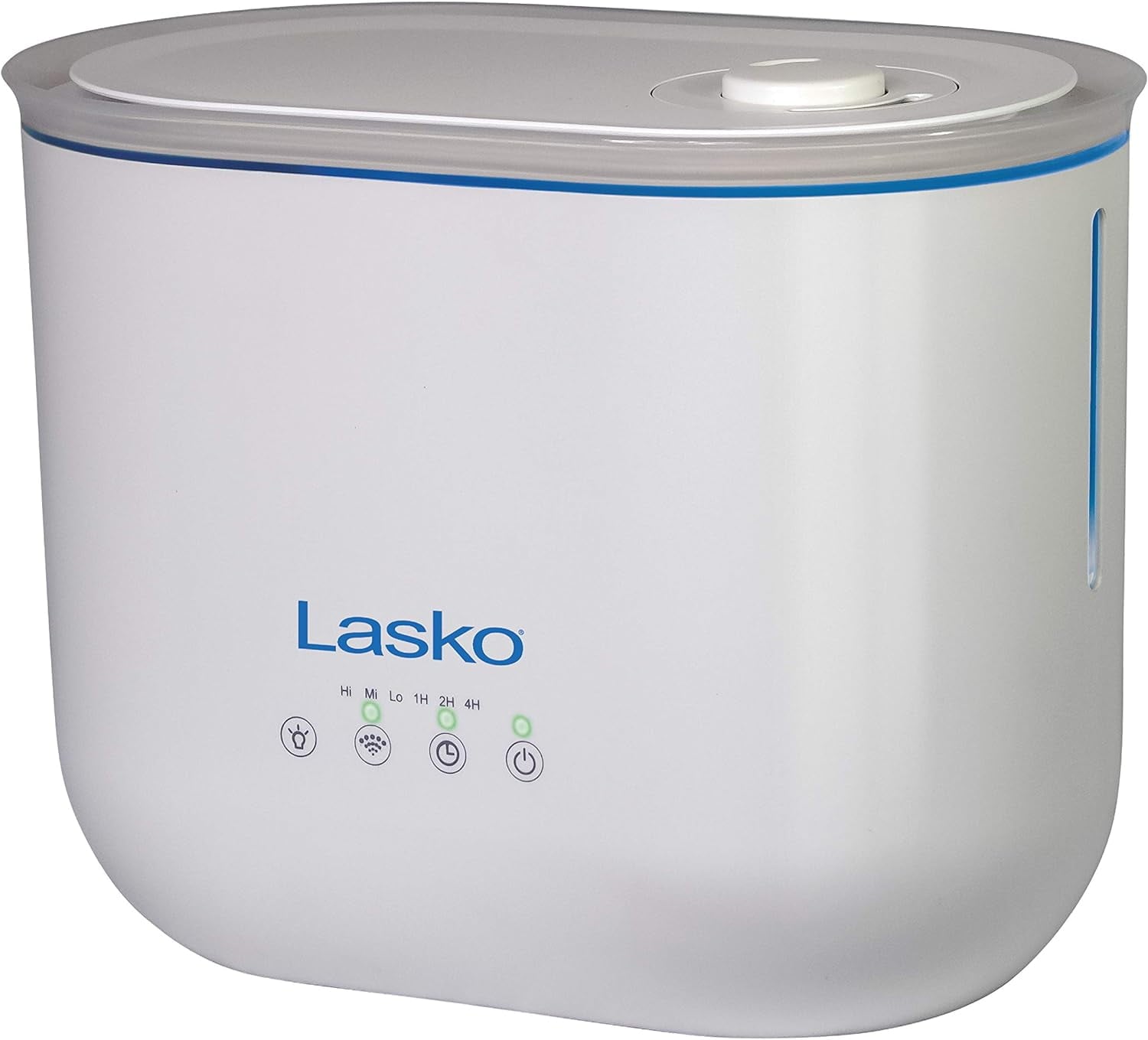 Lasko Top Fill Ultrasonic Cool Mist Humidifier with Timer, UH250, White
