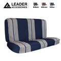 Leader Accessories Saddle Blanket Blue Full Size Pickup Trucks Bench Seat Cover Universal Work with Bench Seats，Blue