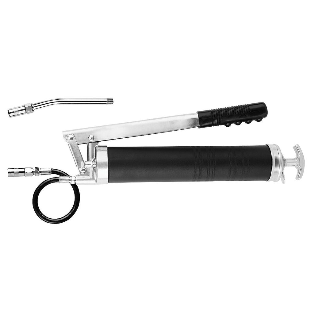Legacy Automotive Heavy-Duty Lever Action Grease Gun - Includes fixed metal tube with coupler and 12 inch flexible hose, 1 each, sold by each